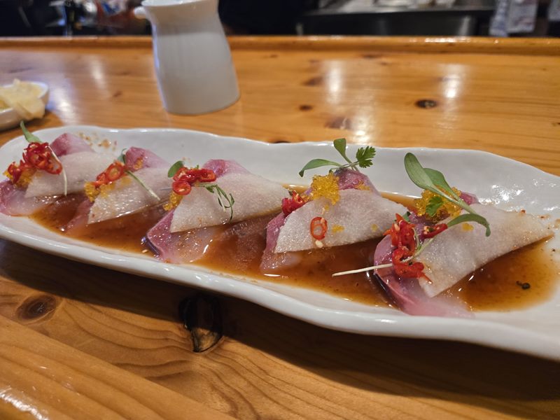 Hatsuyuki Handroll Bar food